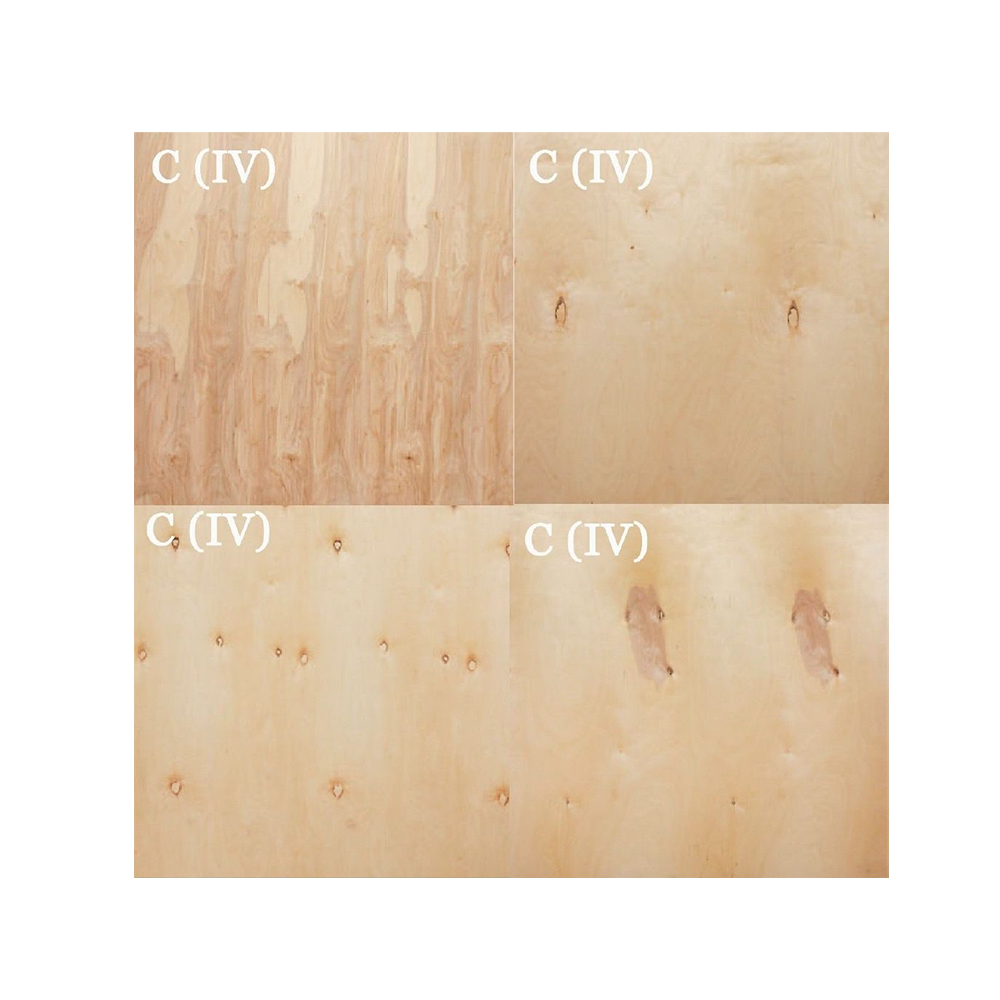 تخته چندلای توس درجه پایین (CP/CP, CP/C, C/C)